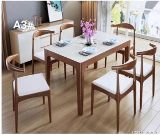 T08高级长方桌，胡桃色  1.35米带炉一桌四椅650元，现货11套。 - 黄山28生活网 huangshan.28life.com